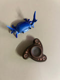 2R boomerang copper - fidget spinner / clicker  - fidget toy