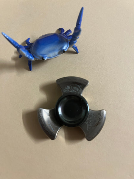 Rotablade - tri stubby - titanium - John Schipp - fidget spinner - fidget toy