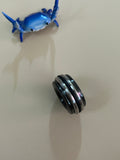 Acedc mechanic ring - zirc / stainless steel  - fidget toy