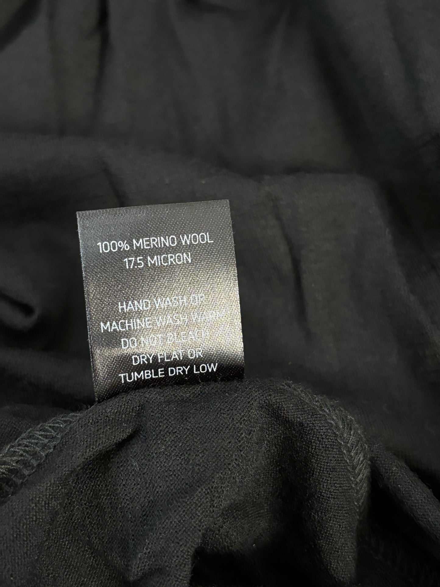 Outlier long sleeve wool billboard - small - black