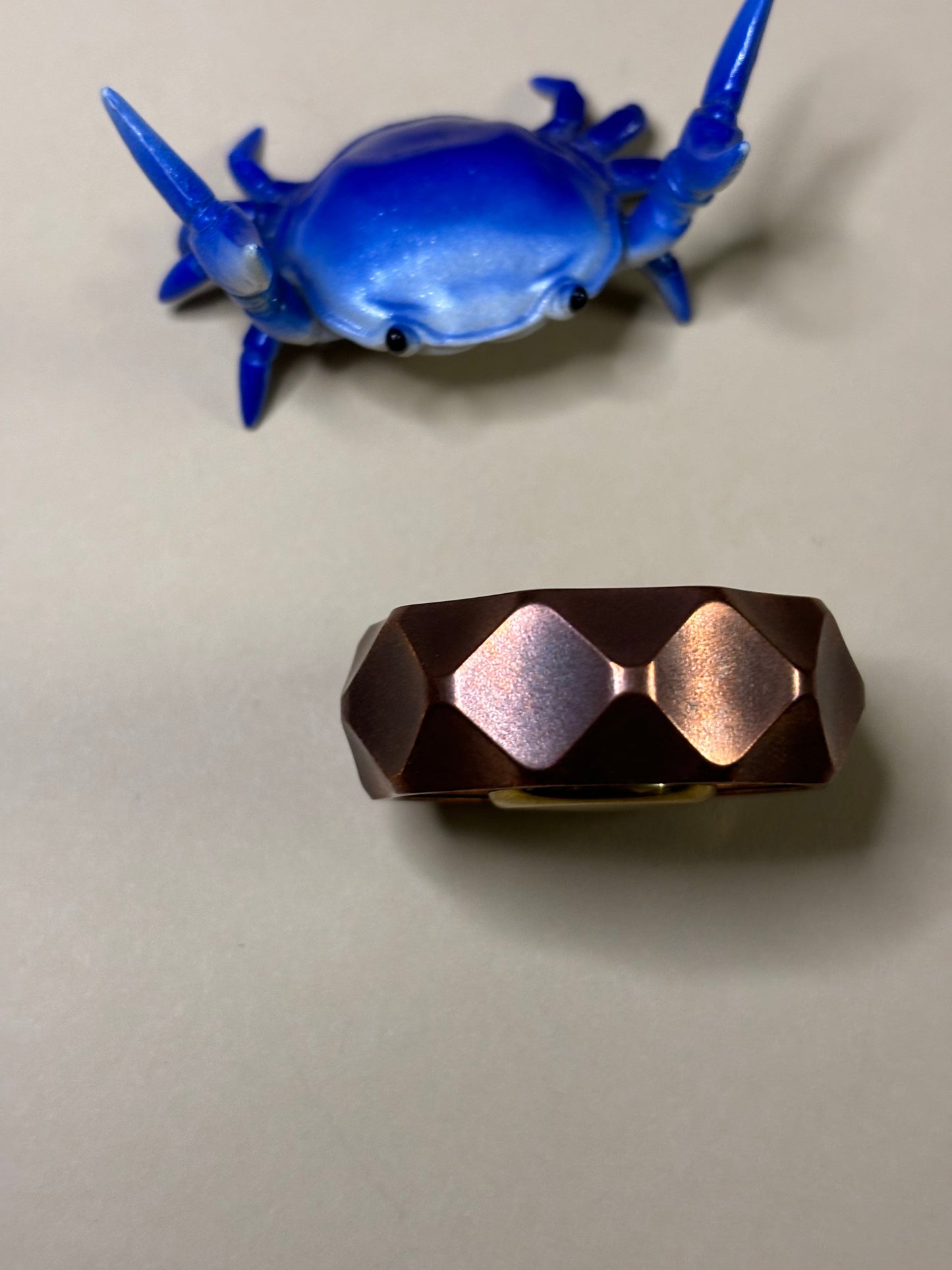 Lautie bit-05 - red copper / brass - fidget spinner - fidget toy