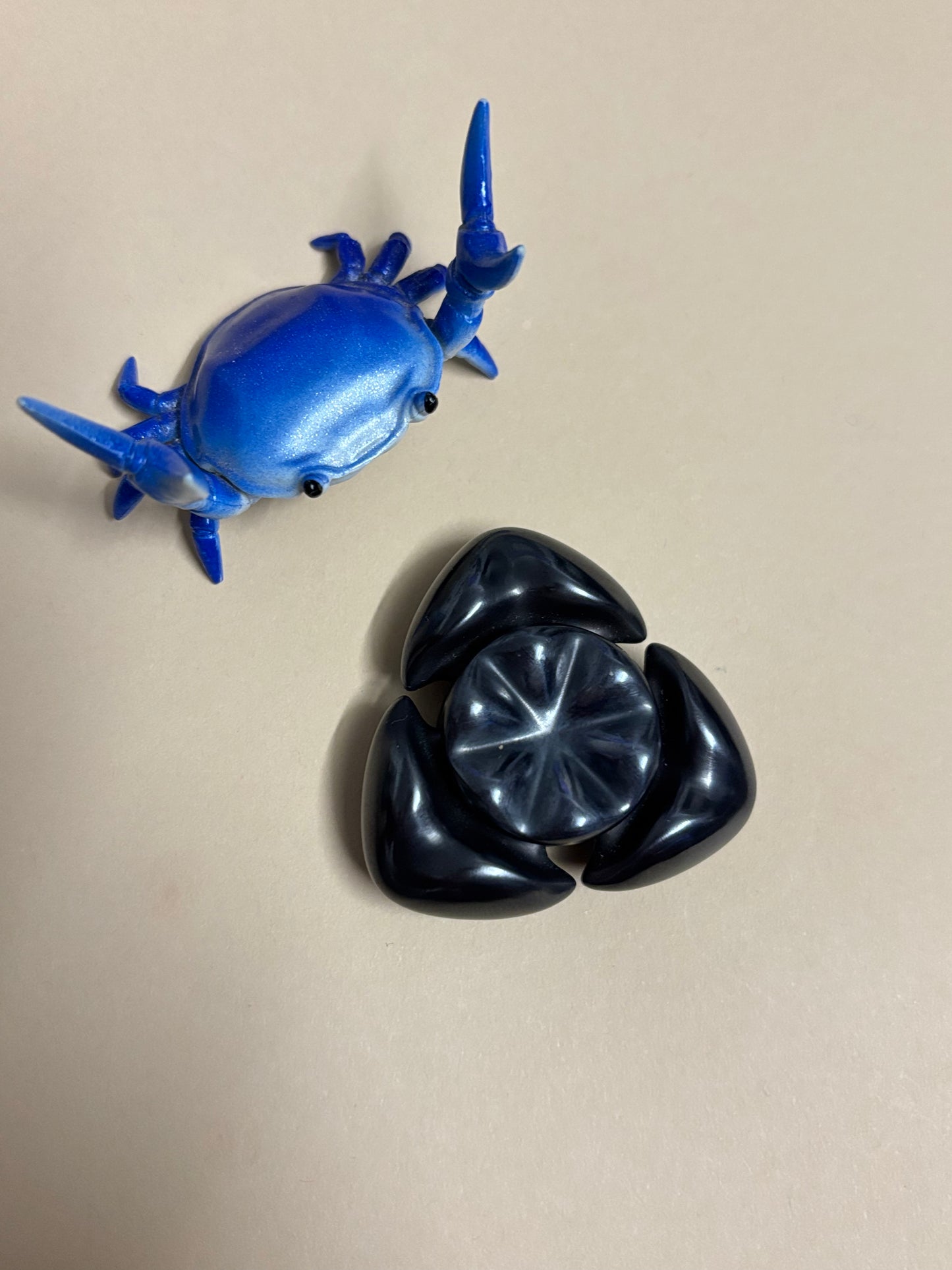 Fat Squid - tungsten blackened - fidget spinner - Fidget toy
