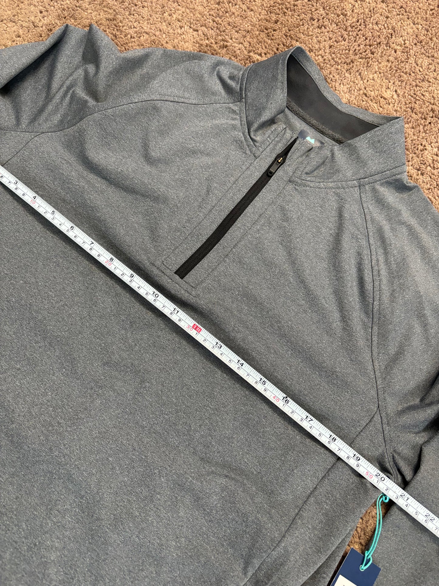 Myles Apparel - quarter zip pullover - M