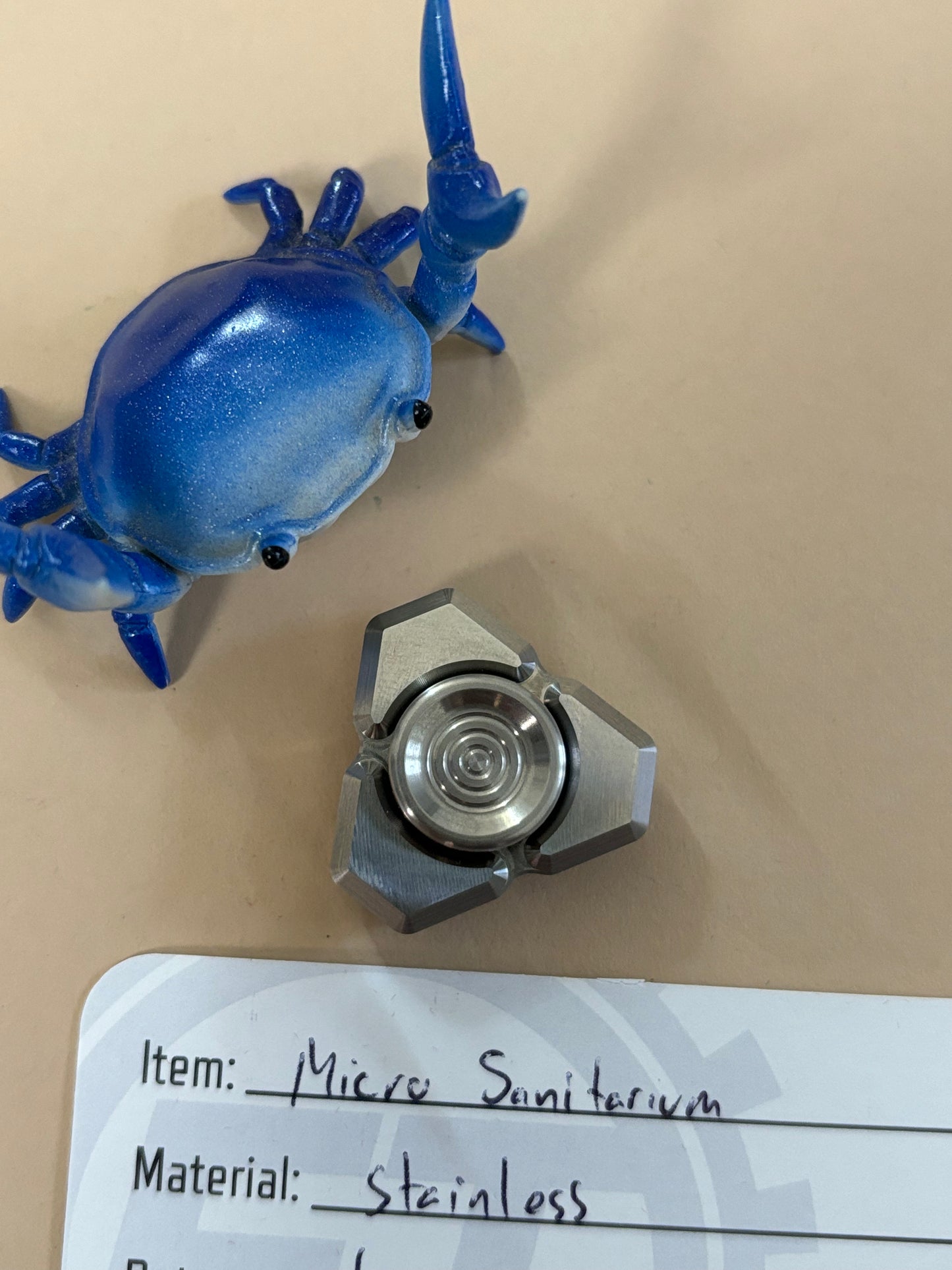 FTO sanitarium micro - SS - fidget spinner - fidget toy