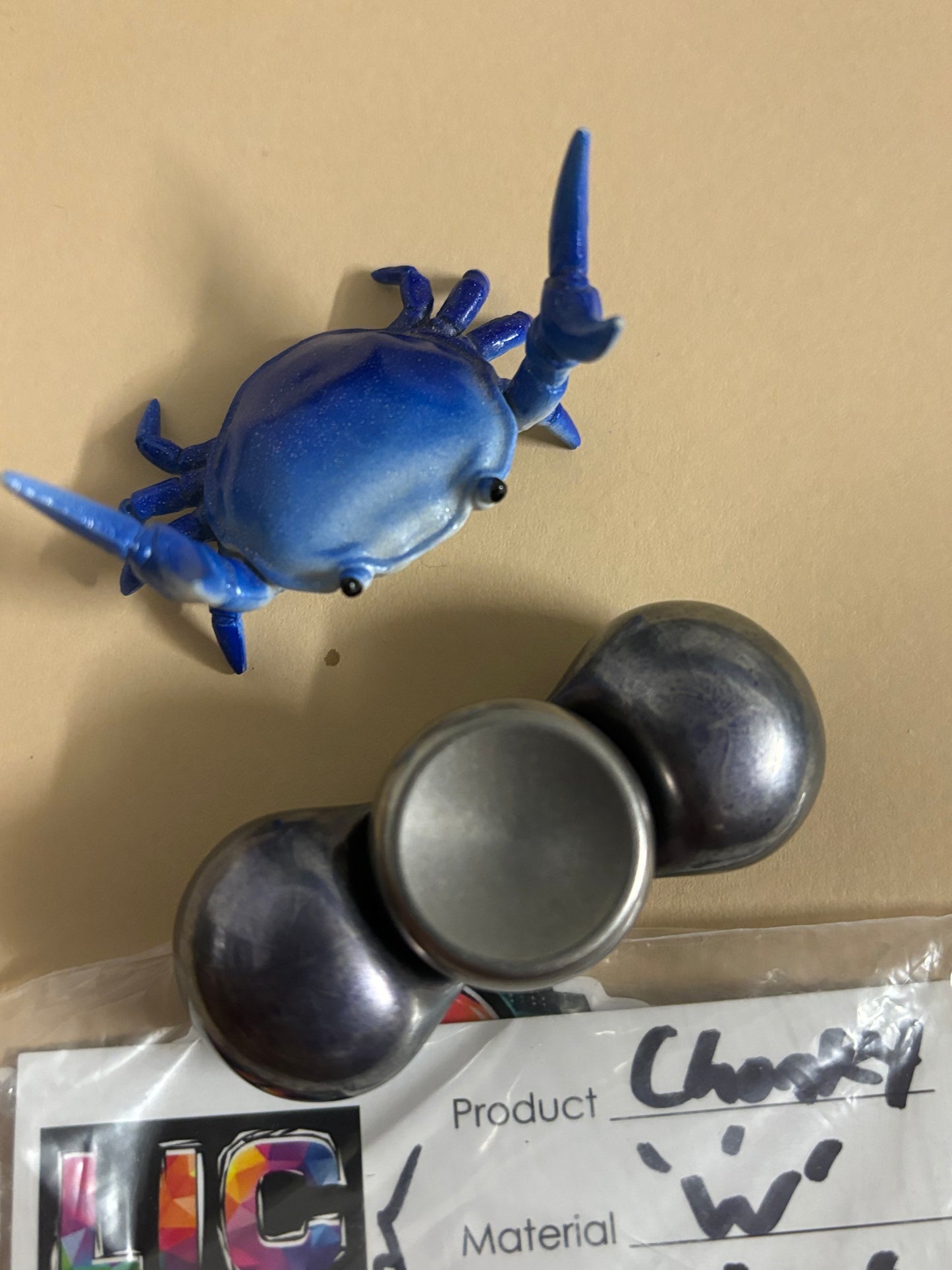 LIC edamame chonky - tungsten (W) - fidget spinner - fidget toy