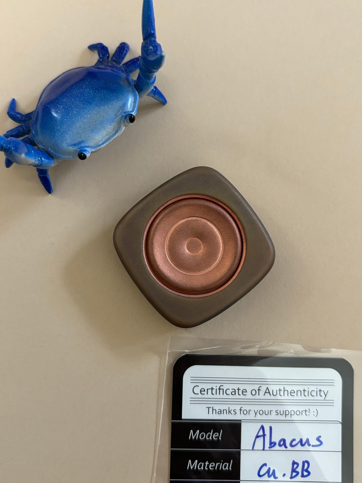 UQH - abacus - copper - fidget spinner - Fidget toy