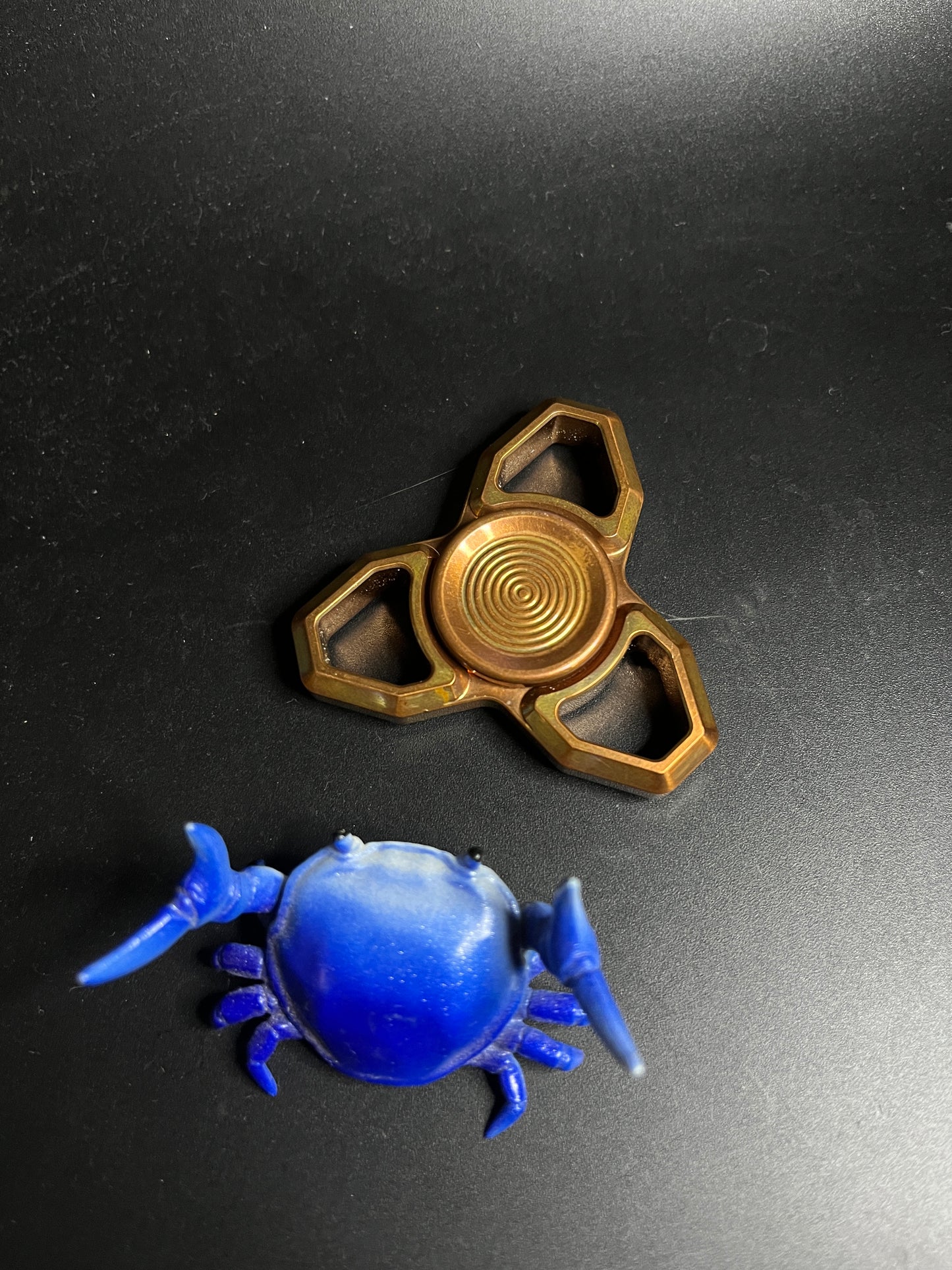 FTO tri sanitarium skelly - copper - fidget spinner - fidget toy