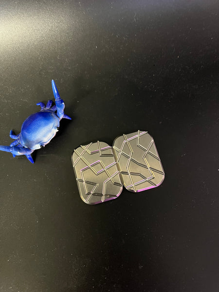 Magnus Titanium crack slider with zirconium plates - fidget toy