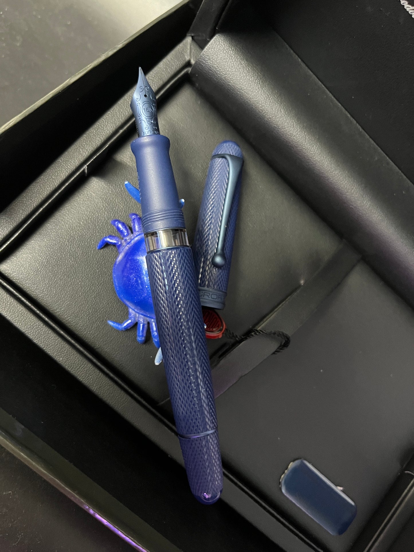 Aurora 888 Blue Mamba - fine nib - limited edition - fountain pen