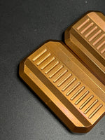 Magnus wideboy rail slider - copper with zirc screw in plates