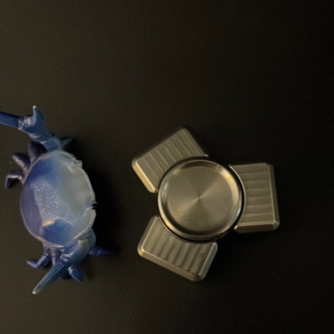 KAP - tungsten tri collision mini fidget spinner - fidget toy