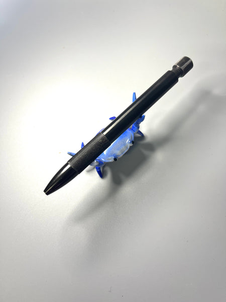 Wingback mechanical pen - black steel - edc