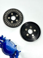Umburry haptic coin - aluminum black anodized - fidget toy