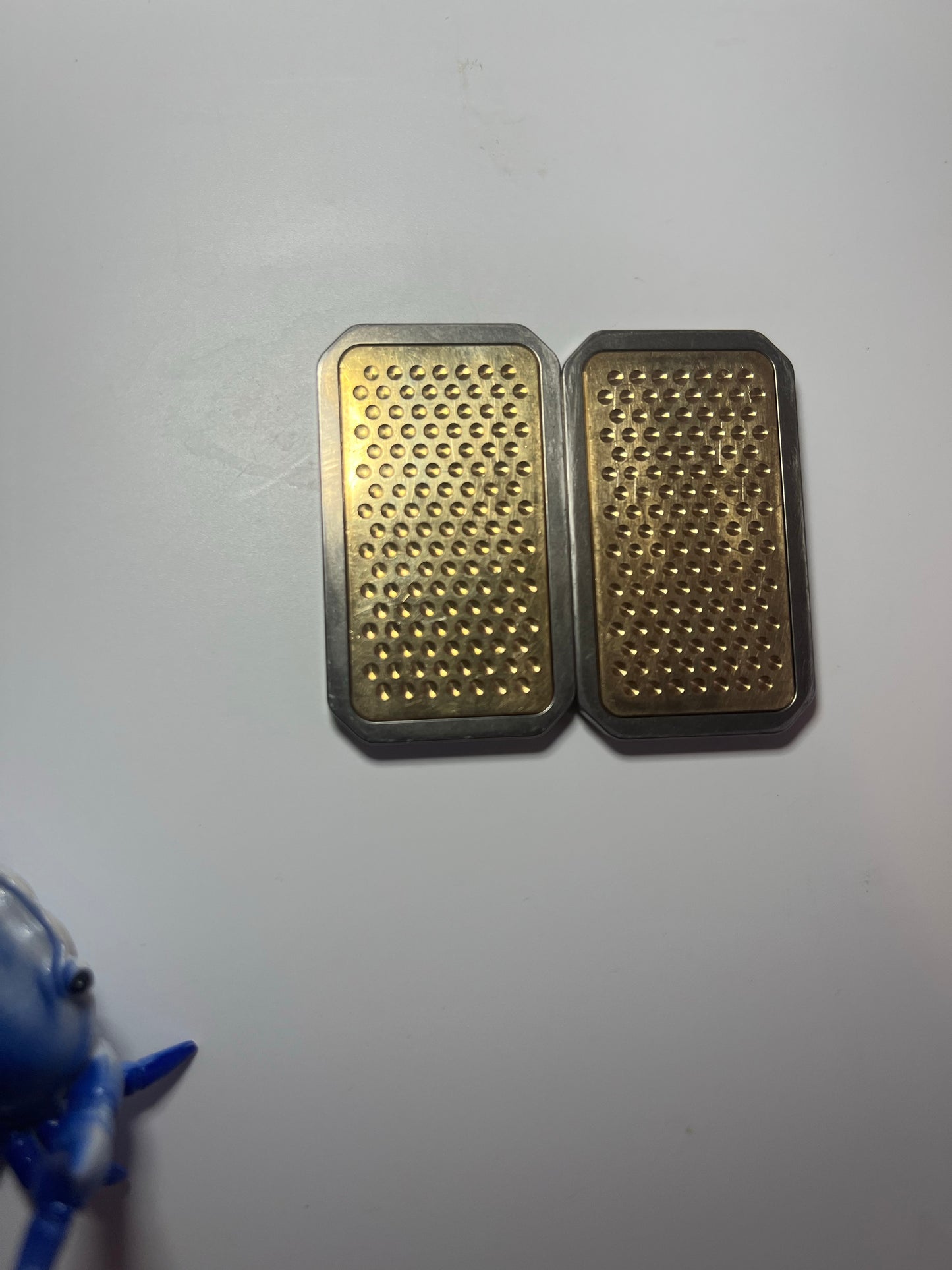 Magnus Titanium rail slider with brass plates