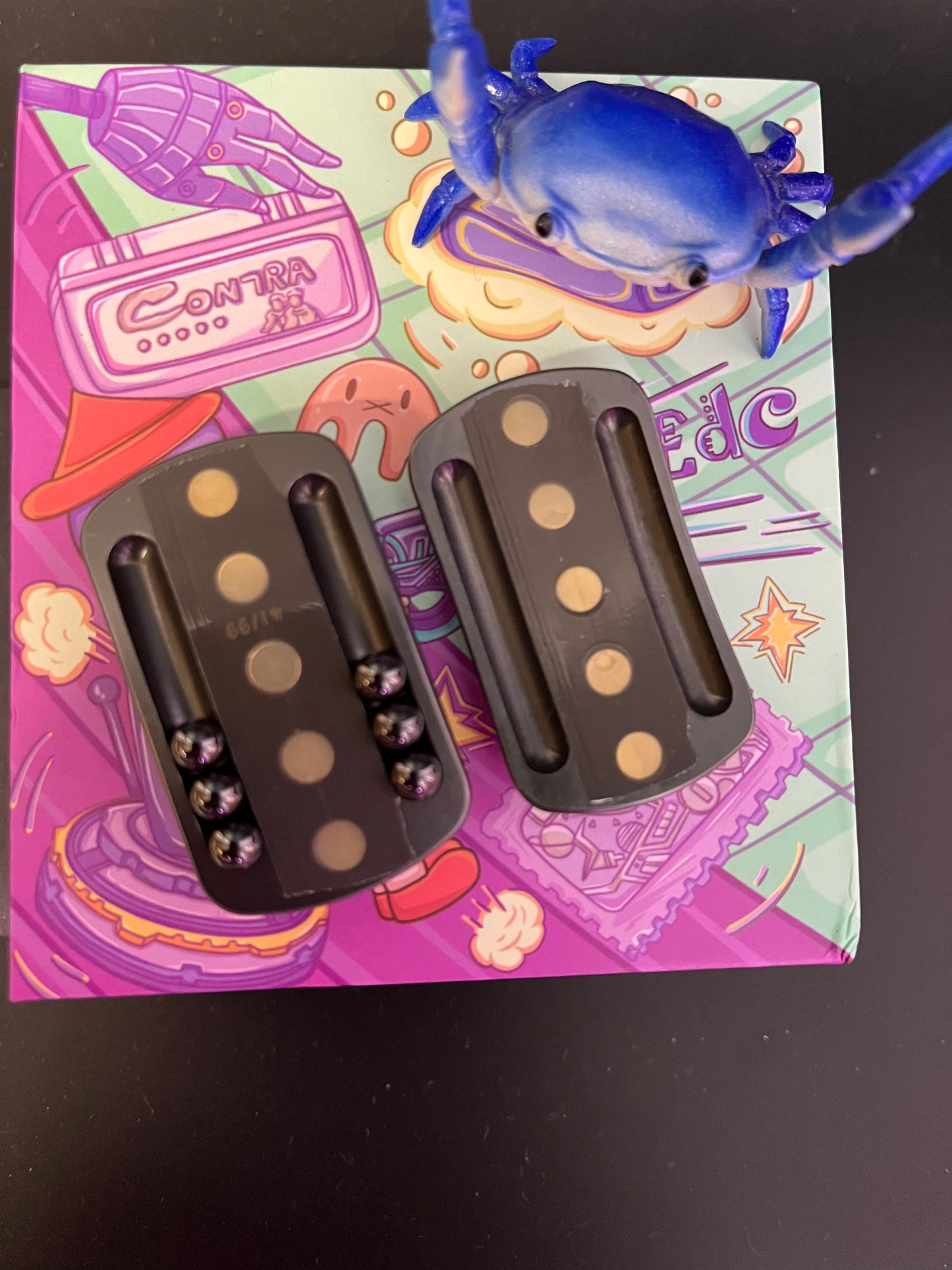 ACEDC zirc soap fidget slider - haptic fidget toy