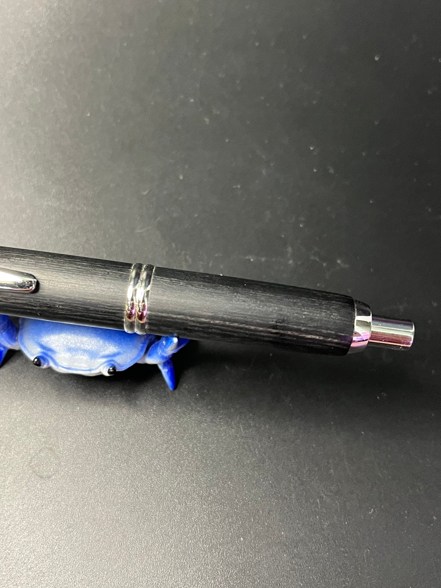 Pilot - Vanishing point— black wood - fine nib -special edition - Medium nib - fountain pen