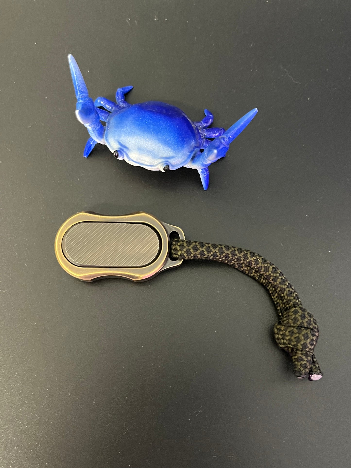 Compoform bean V1 - brass slider/ clicker - fidget toy