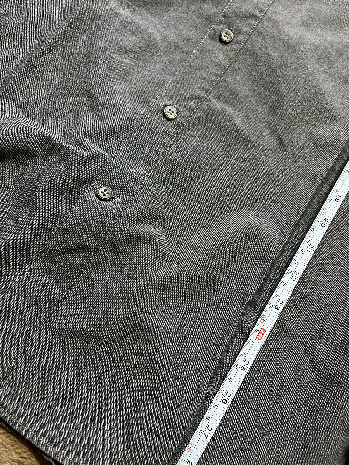 Outlier merino co pivot long sleeve shirt - gray medium