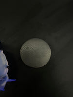 Daruma zirconium coin with swarovski crystal - fidget toy