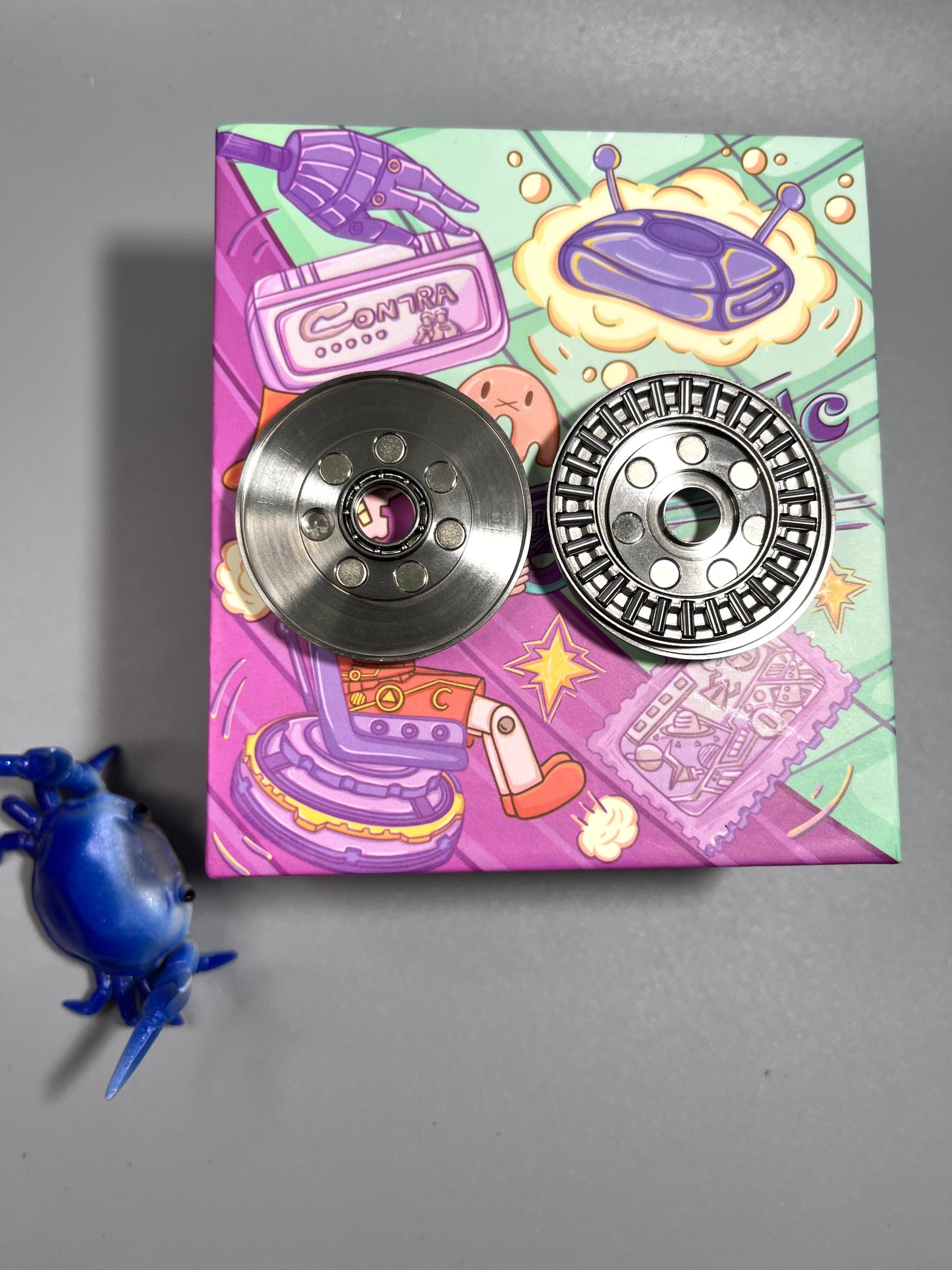 ACEDC Donut TI - haptic coin fidget toy