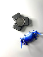 KAP - blackened - tungsten tri collision mini fidget spinner - fidget toy