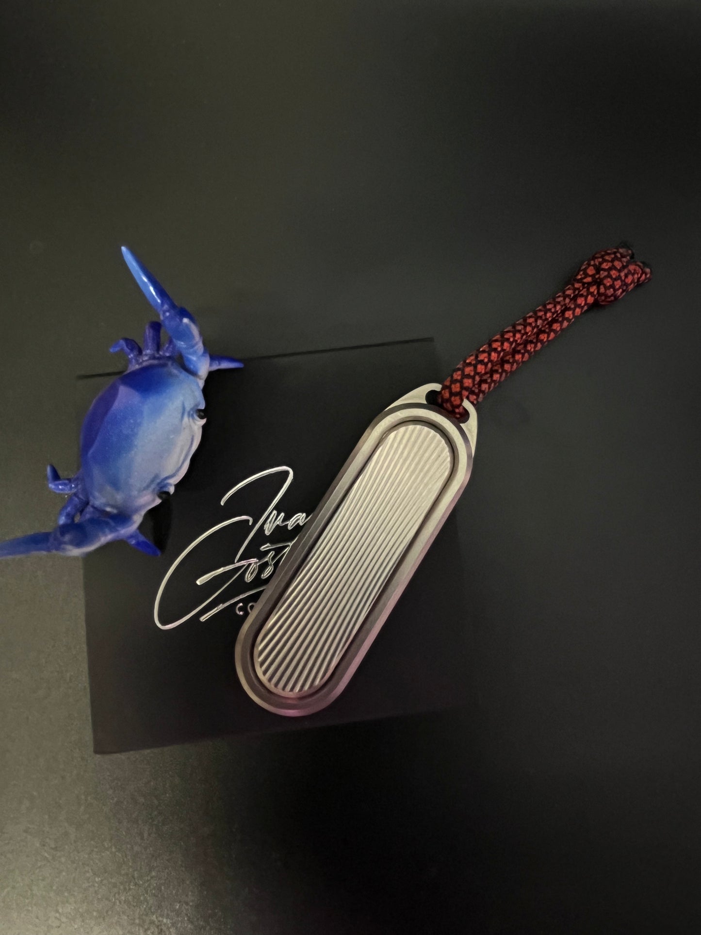 Compoform bean V2 - titanium slider/ clicker - fidget toy