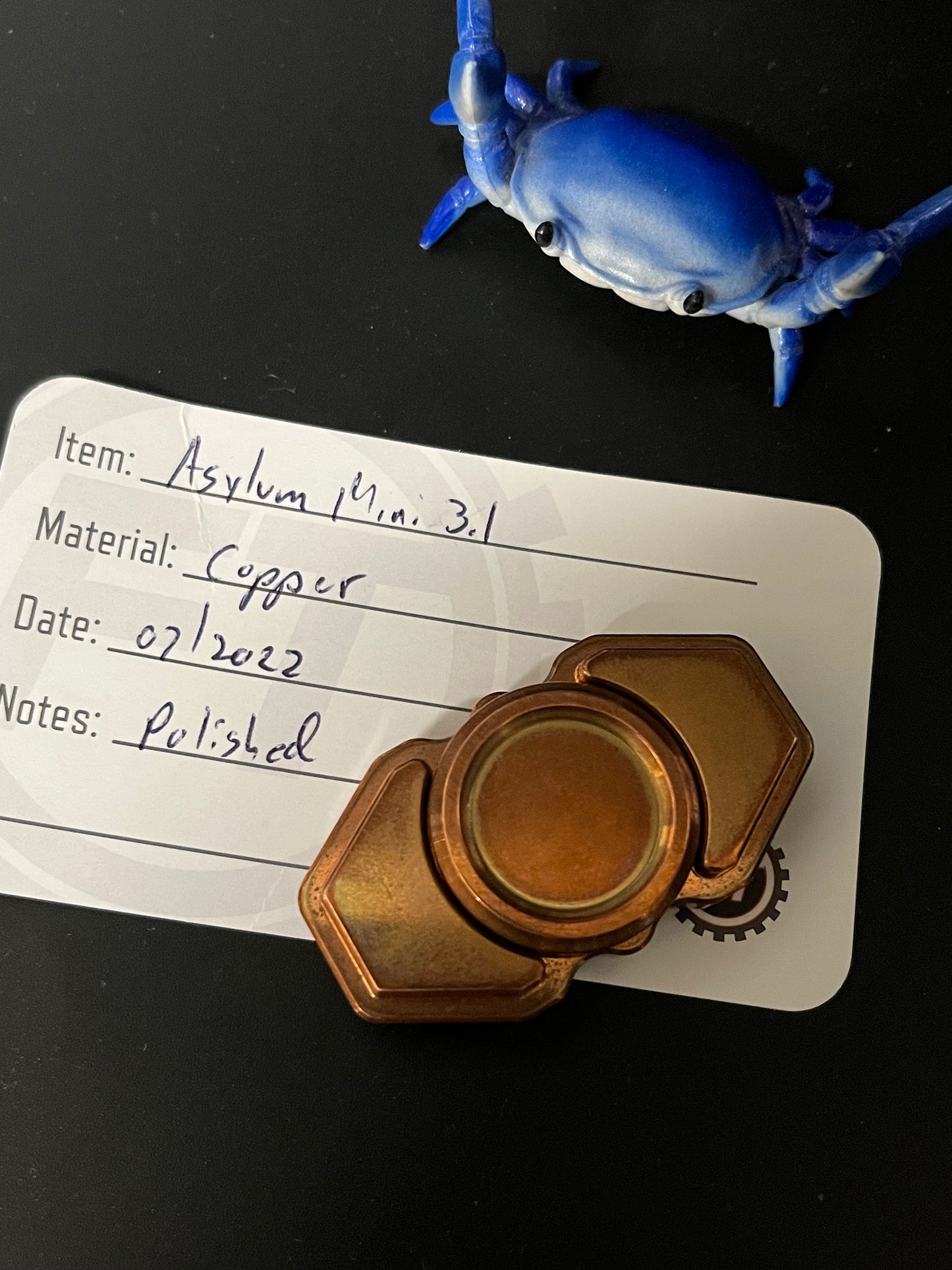 FTO full throttle original - mini asylum 3.1 - copper - fidget spinner - fidget toy