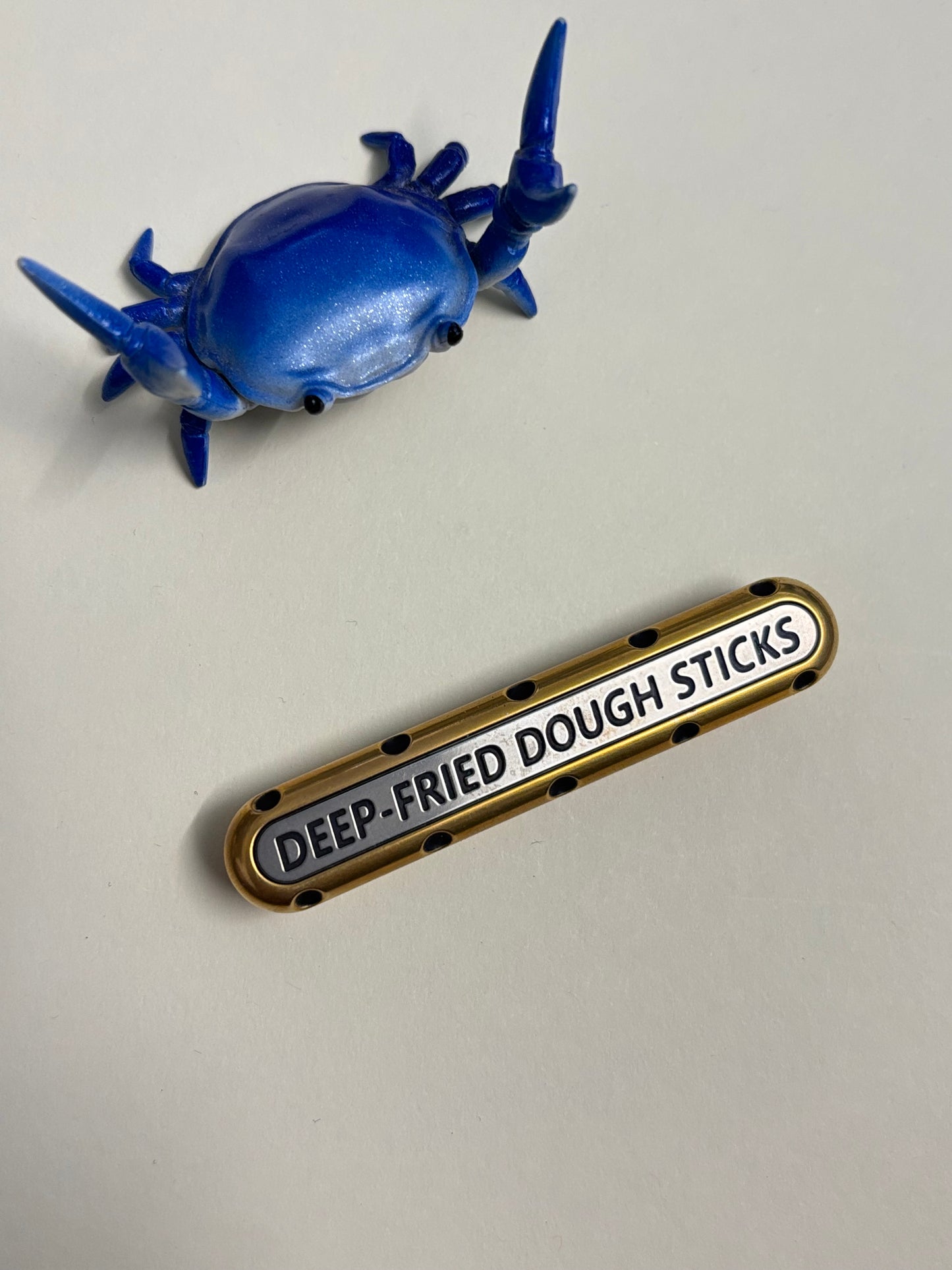 Topd slider - brass - fidget toy