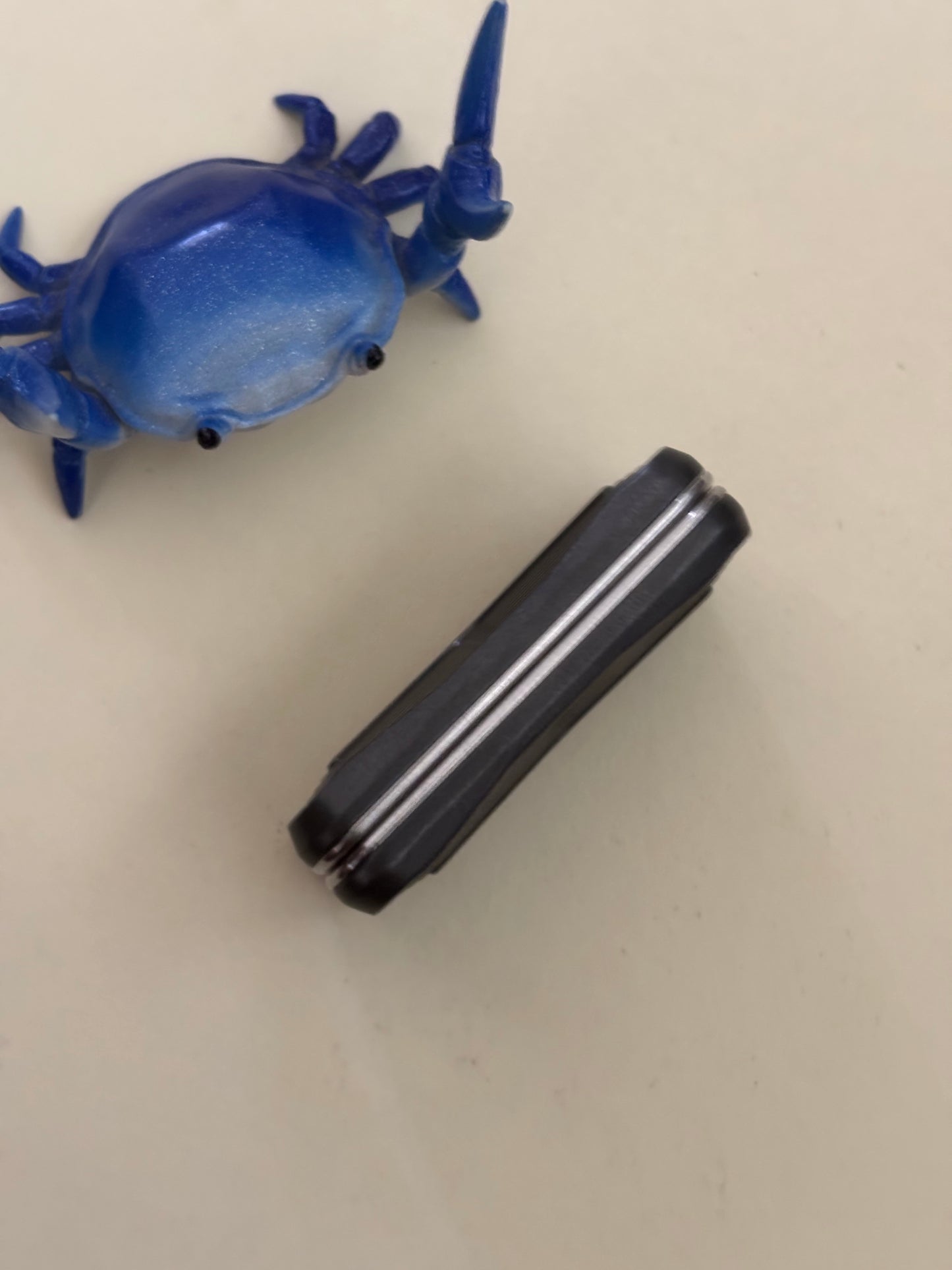 Magnus superx - 3 click slider - zirc with stainless steel screw plate - fidget toy