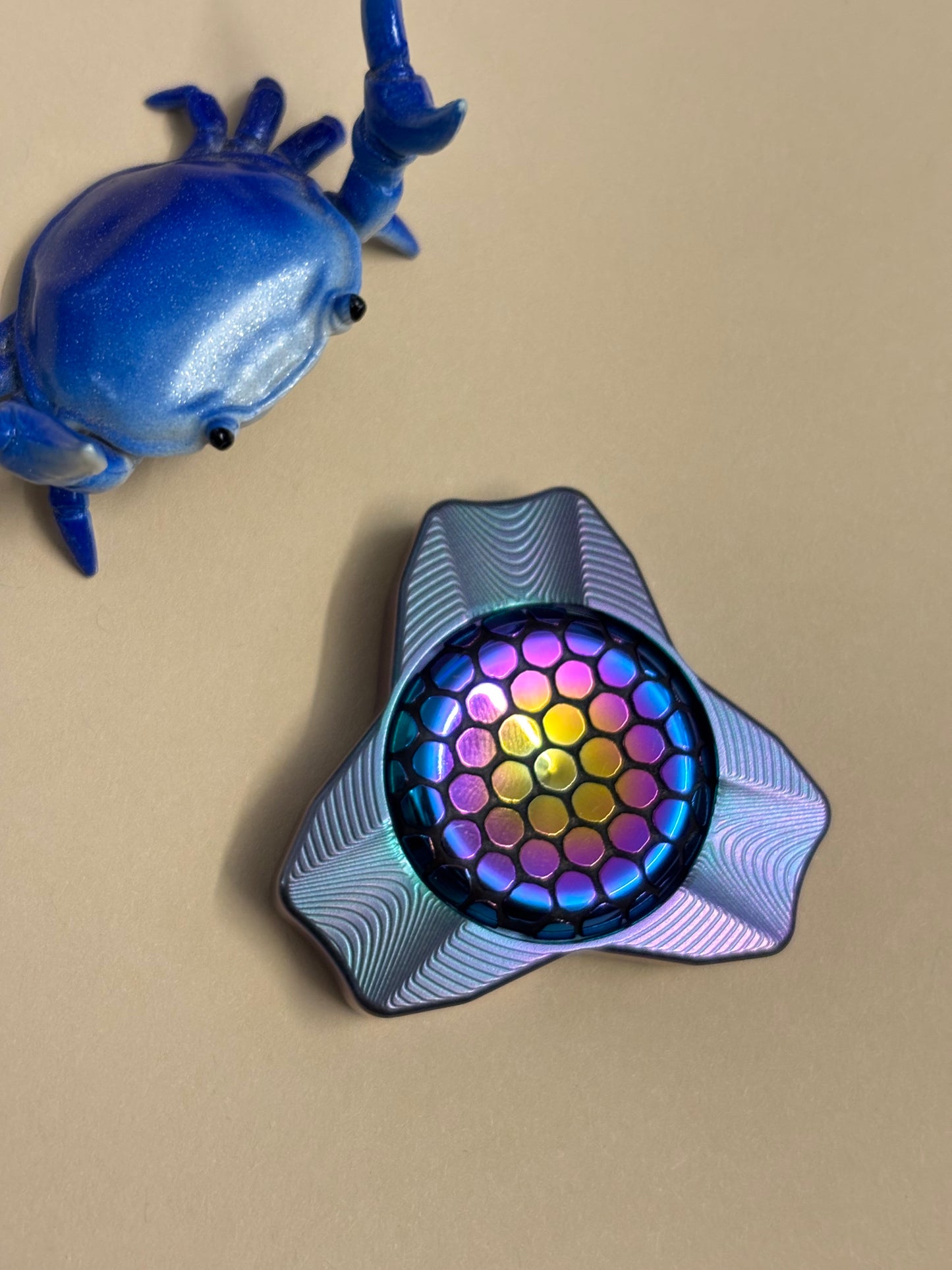 KAP - mothership tungsten with SC button fidget spinner - fidget toy