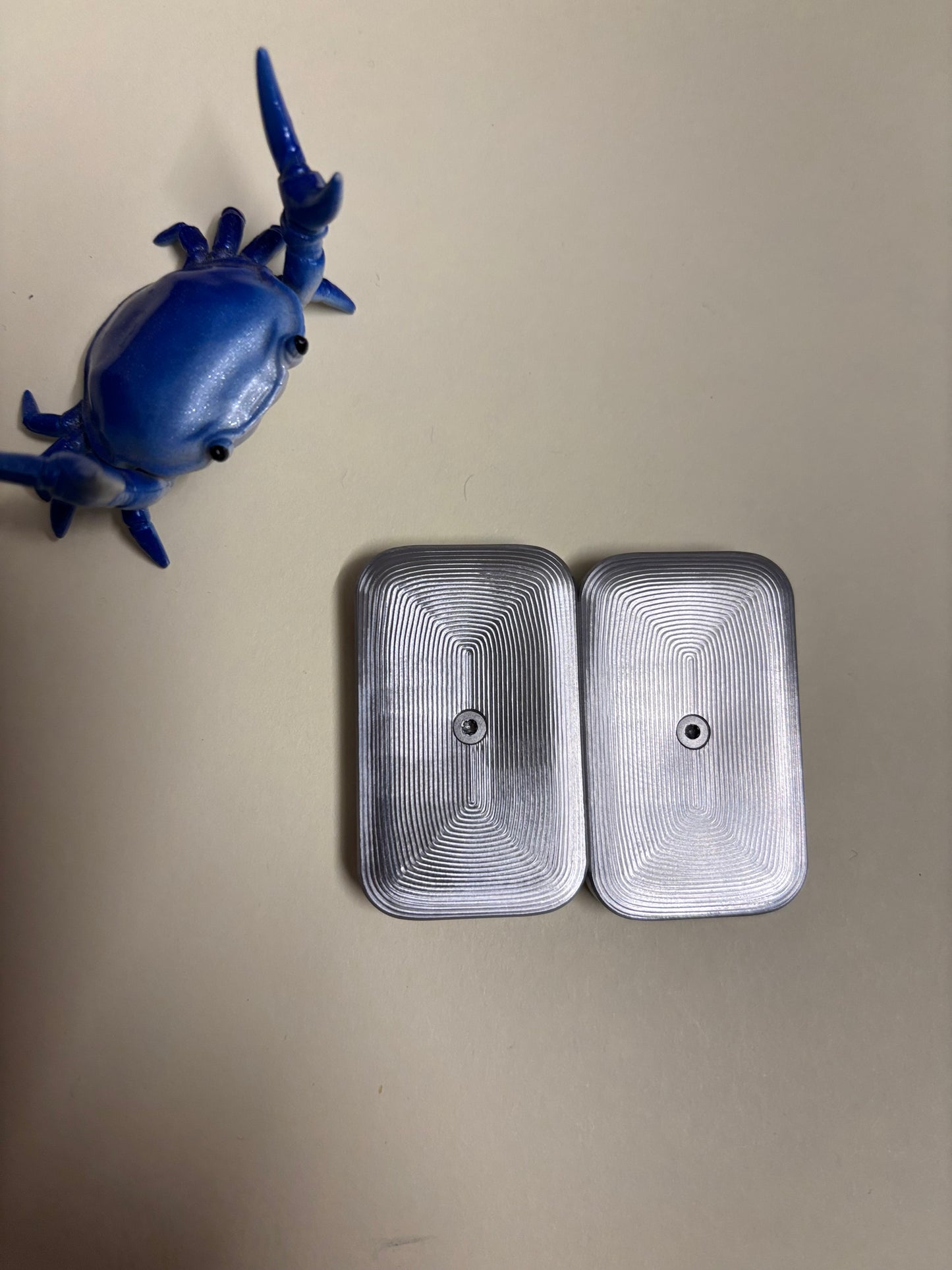 Moduswork Rapt MVS asymmetrical - ss - with inserts - slider - fidget toy