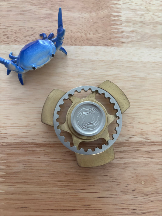 Flyaway toys maelstrom - ti/brass- Fidget spinner