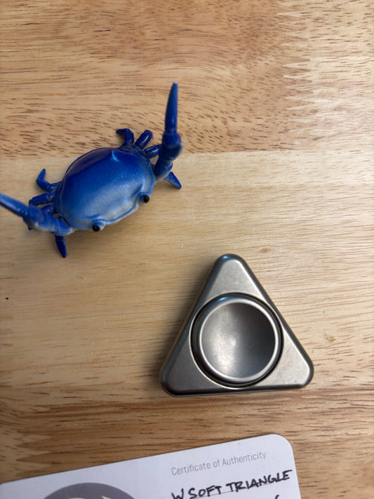 Twoedc - soft triangle - tungsten - Fidget spinner
