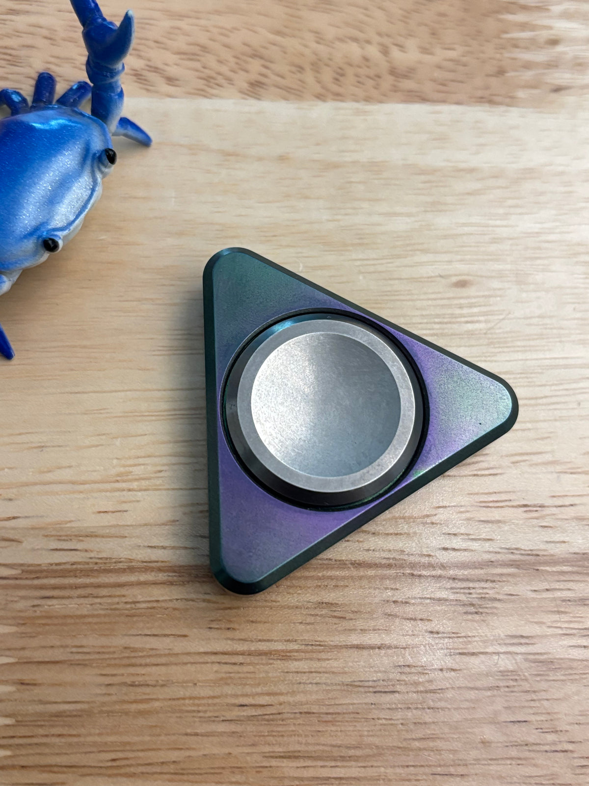 Twoedc - Big triangle - tungsten - Fidget spinner