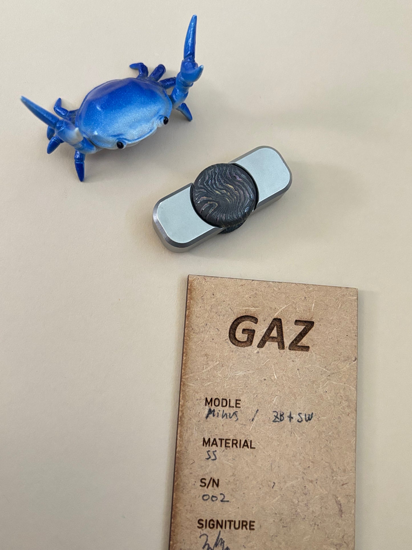 GAZ EDC  - GAZ Minus - SS fidget spinner - fidget toy