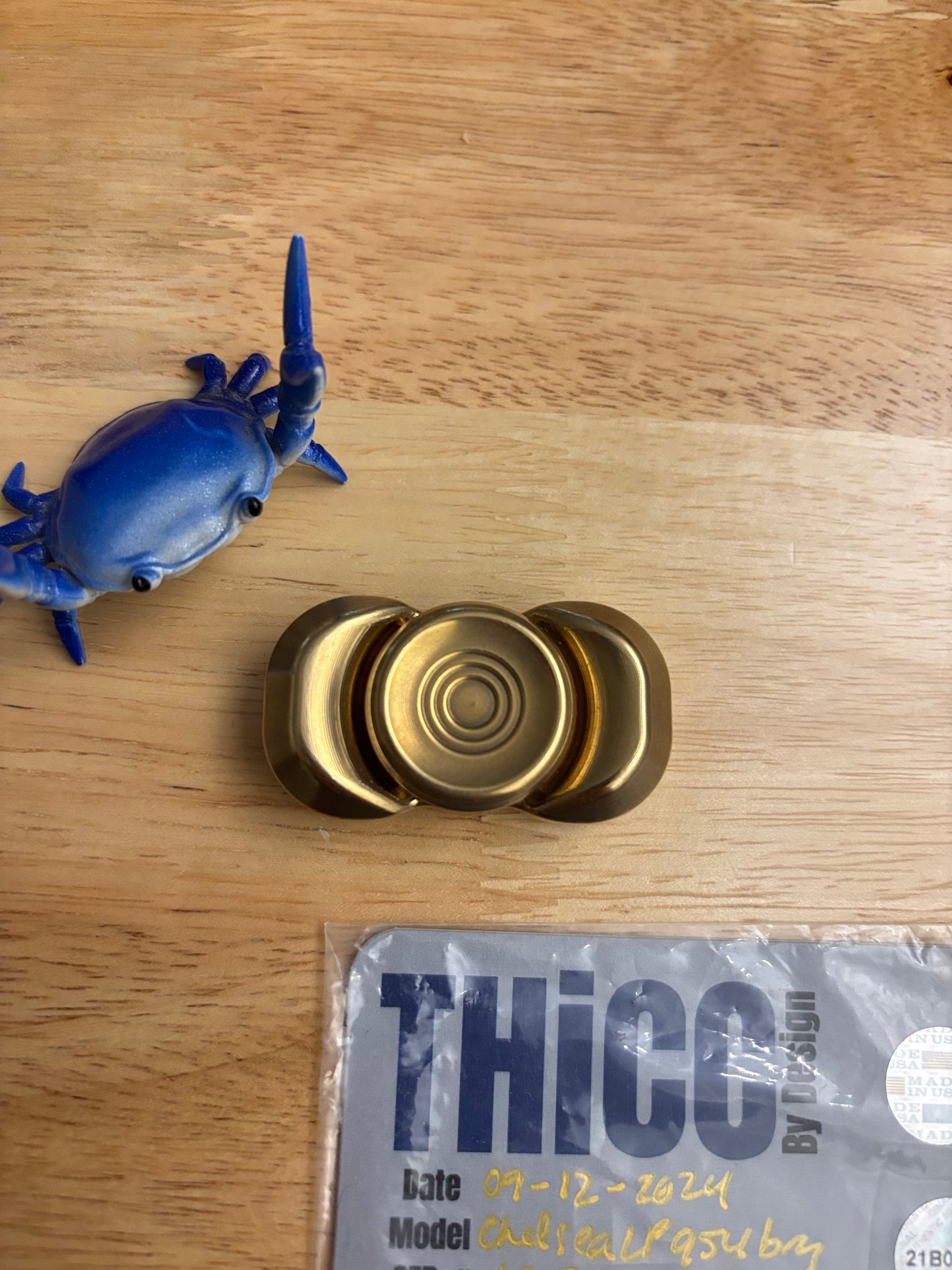 Indy Thicc - chelsea LP (bronze) - fidget spinner - fidget toy