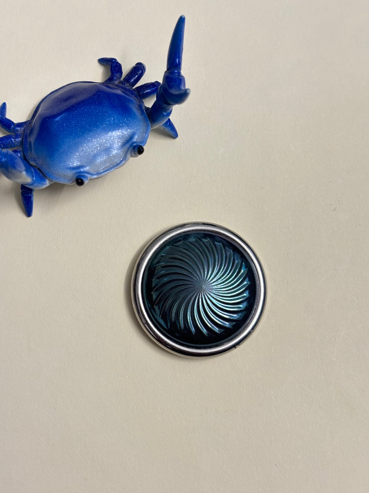 Topc spark - zirc / ss haptic coin / worry stone