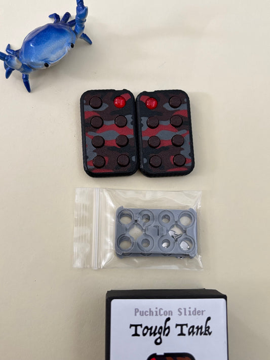 Sakura EDC tough tank puchicon - 3 click - fidget slider