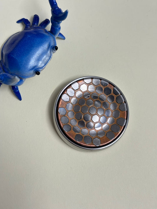 Umburry armored haptic coin - mid size speakerman SC / TI - haptic coin - fidget toy