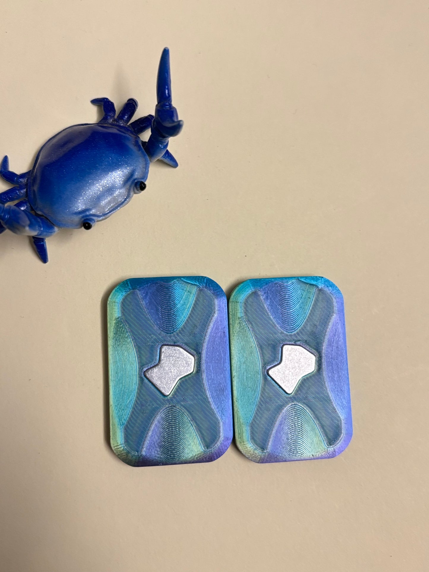 Fidget things - SOB slider - 3D print with ss plates - fidget toys