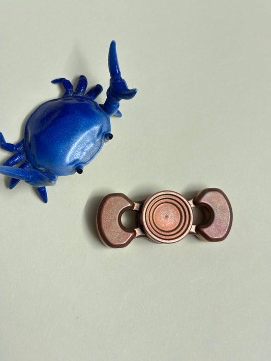 Grave raven - copper - fidget spinner  - fidget toy