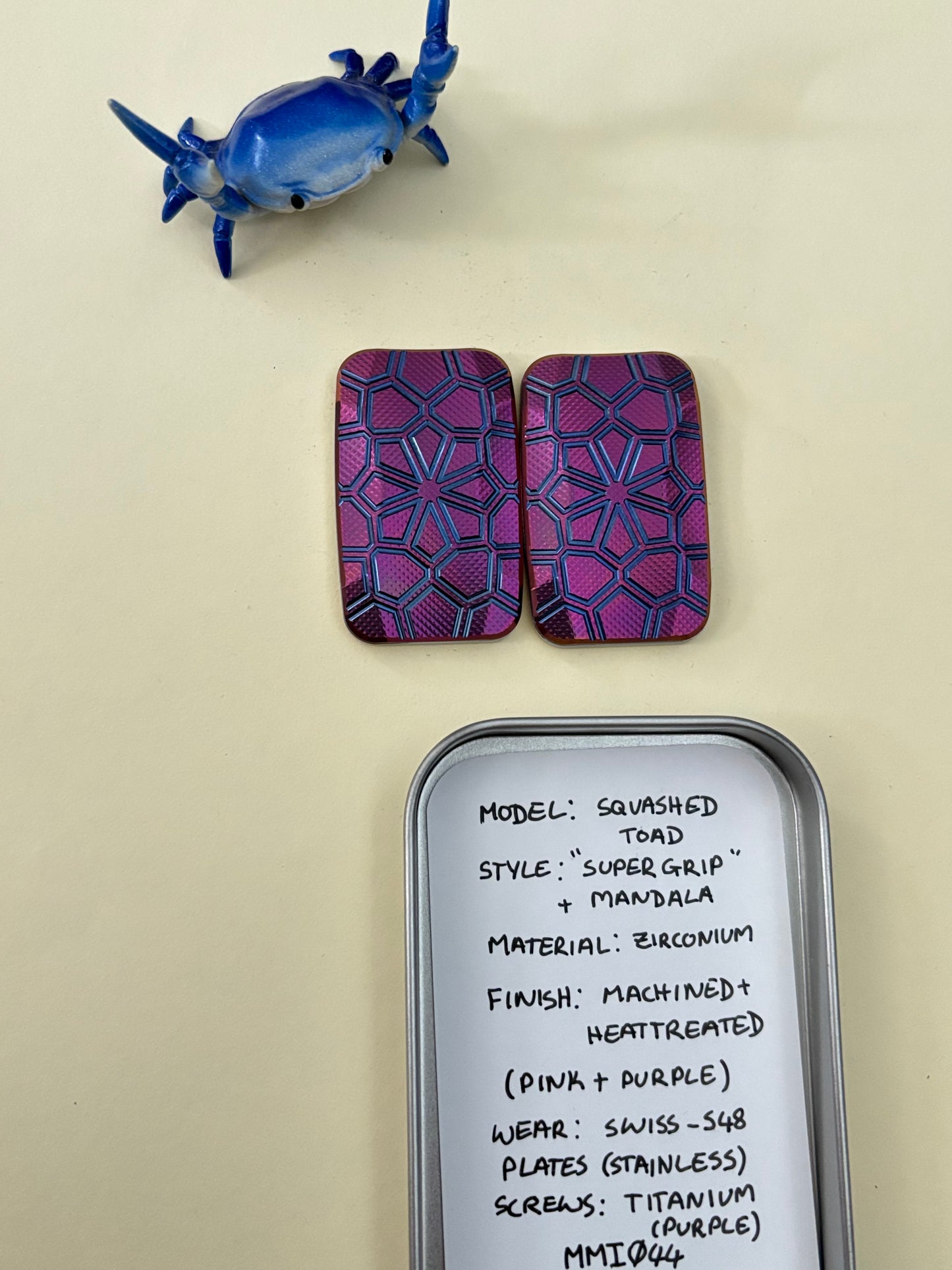 Magnus maglab squash toad mandala - zirc/ SS - 3 click