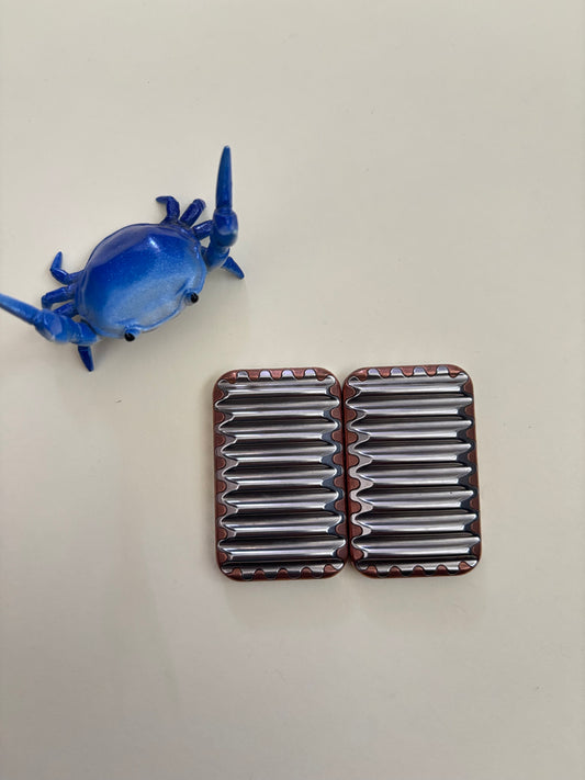 Magnus Crinkle Copper/TI matte slider with SS plates