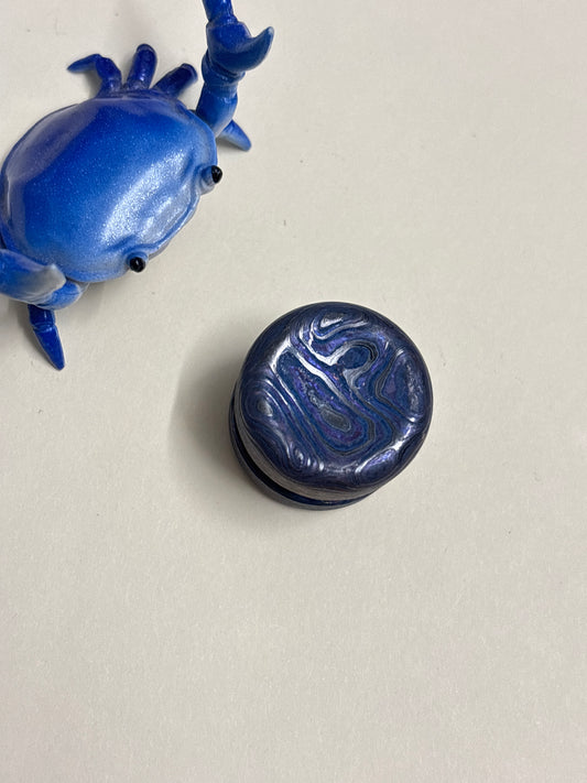 NJT  - zircuti button - 24 mm x 21 mm- fidget toy