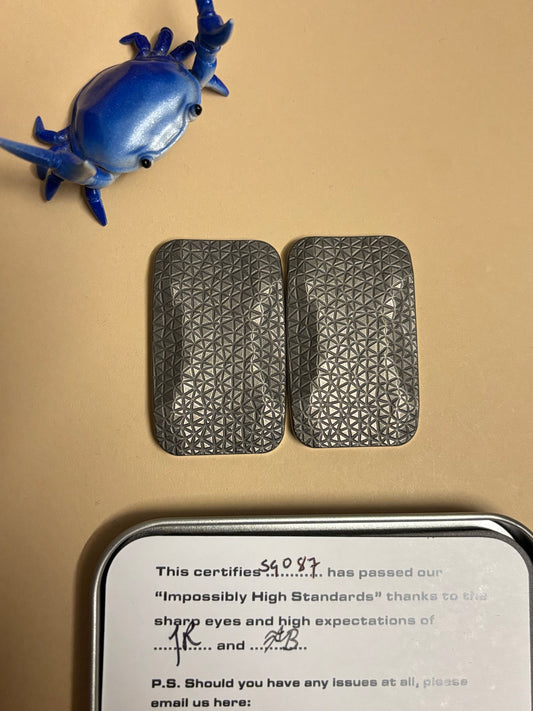 Magnus maglab squash toad - TI with SS plate - fidget toy