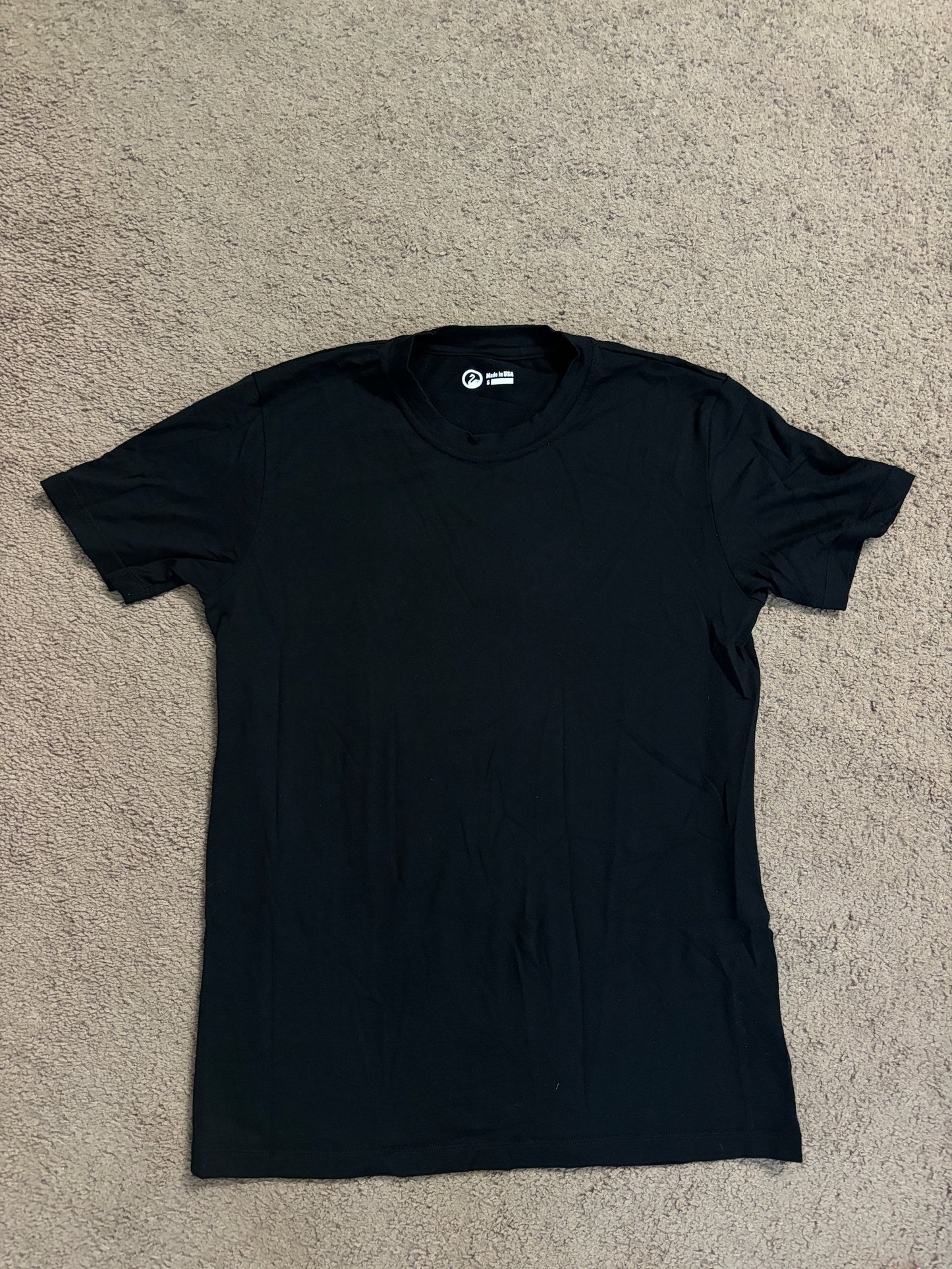 Outlier wool tshirt - small - black