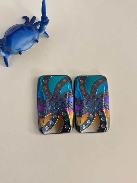 Magnus maglab squash toad - zirc with SS plate - fidget toy