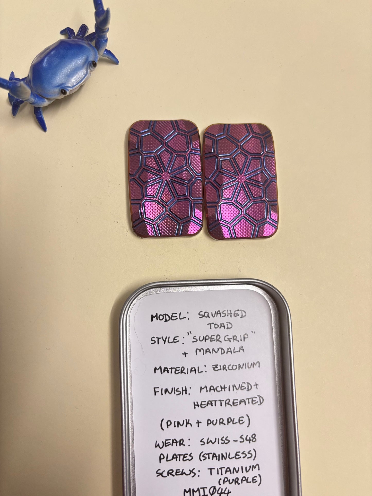 Magnus maglab squash toad mandala - zirc/ SS - 3 click