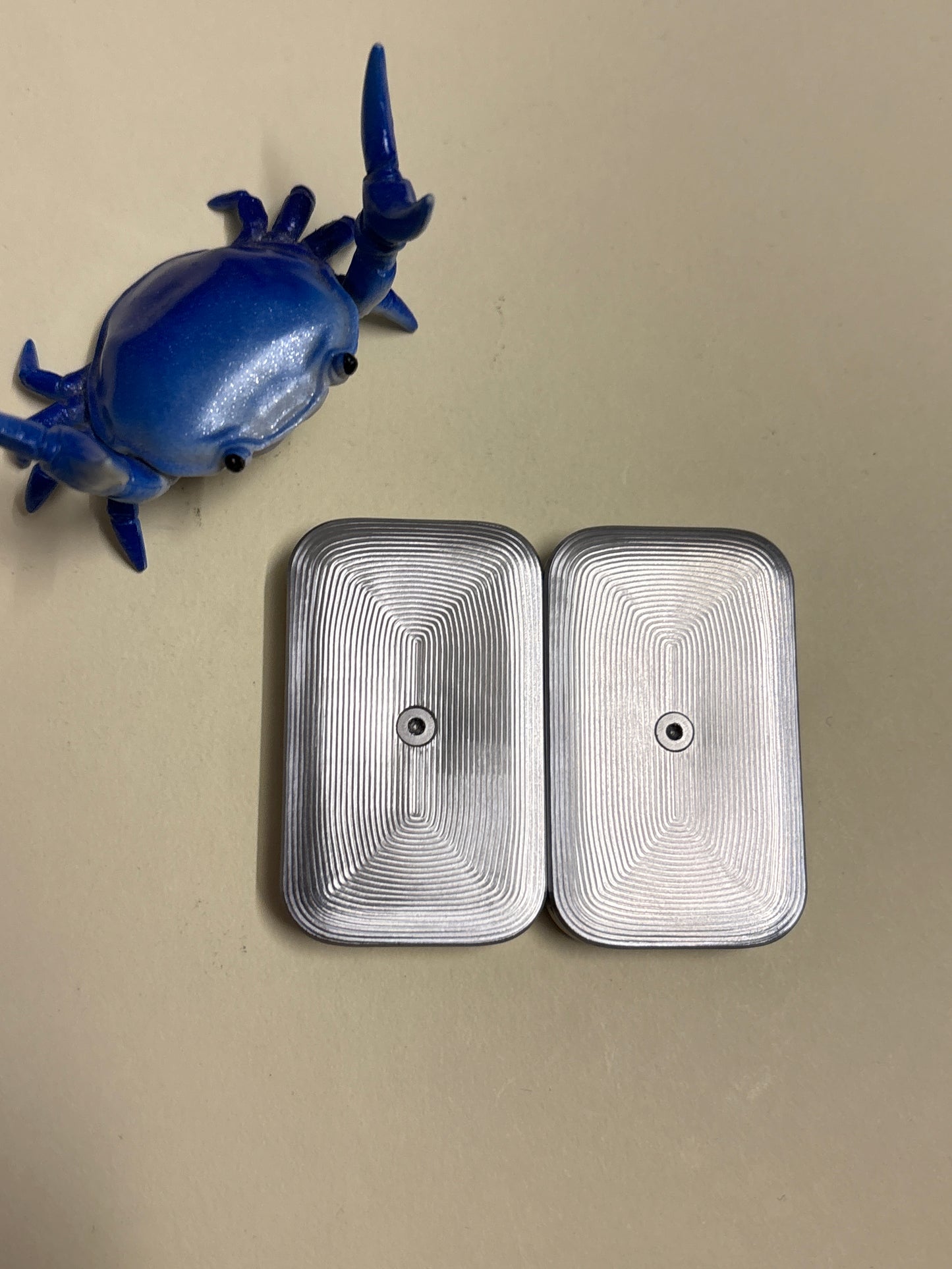 Moduswork Rapt MVS asymmetrical - ss - with inserts - slider - fidget toy