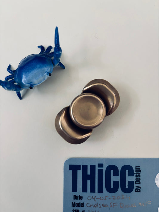 Indy Thicc - chelsea sf brass mf - fidget spinner - fidget toy
